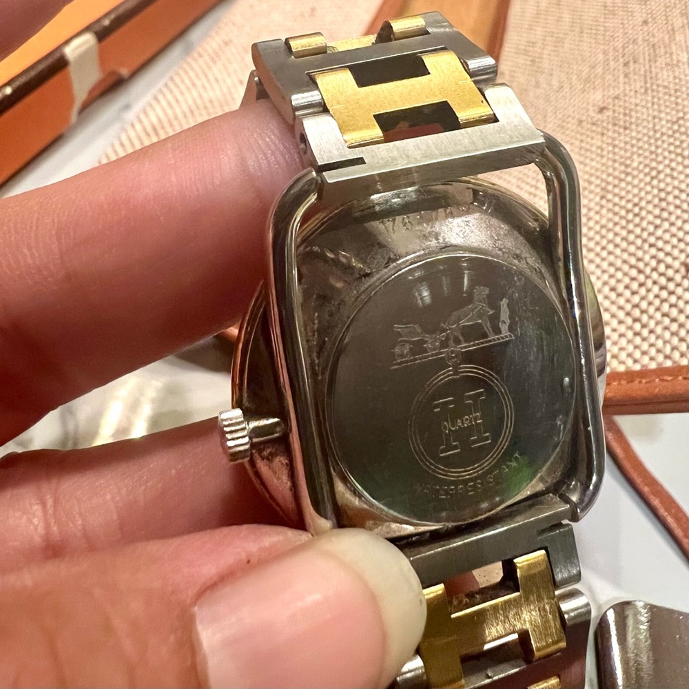 Hermès Arceau Dual-Tone Bracelet Watch - Picture 14 of 16